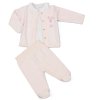 M15972: Baby Girls 3 Piece Velour Outfit (0-9 Months)
